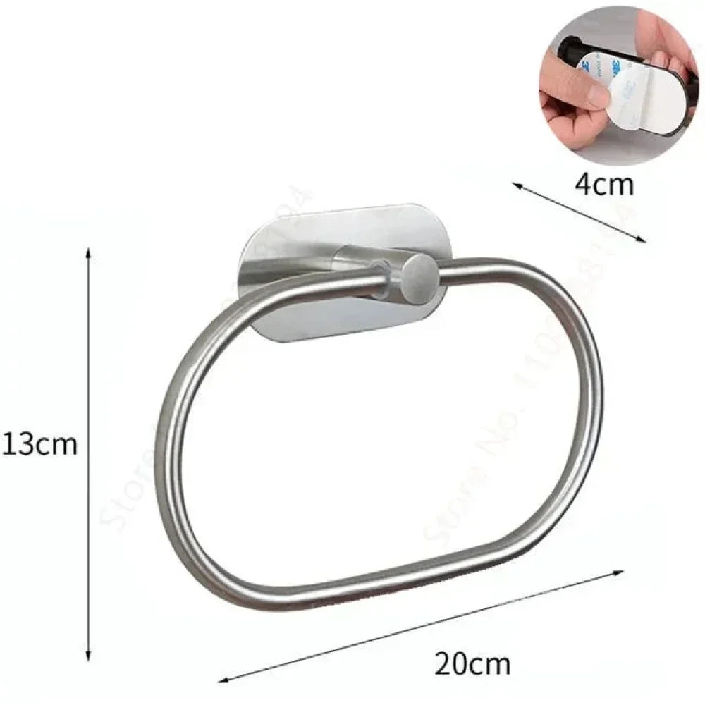 Stainless Steel Bathroom Support Without Holes - Primus